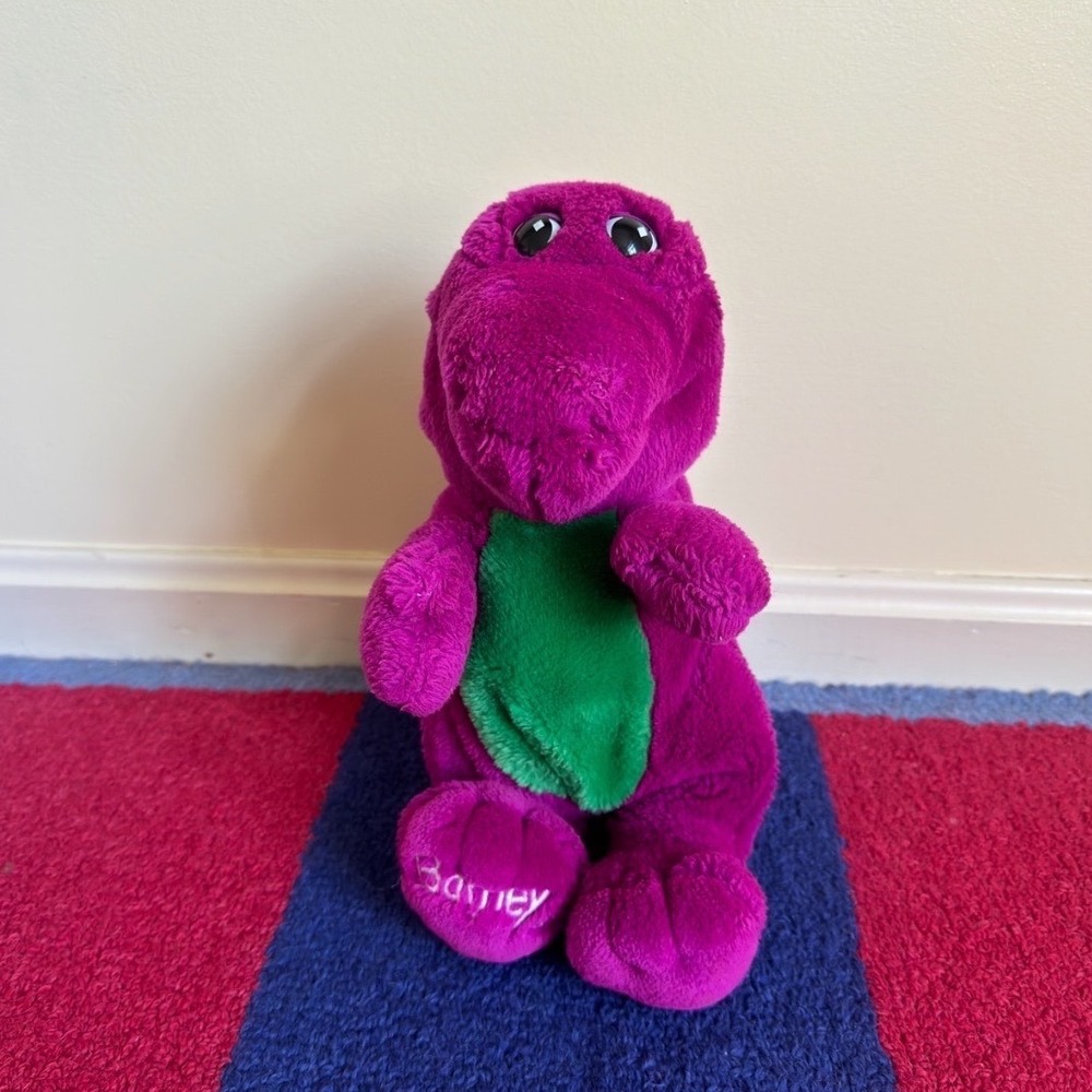 Vintage 1991 Barney Plush Stuffed Animal